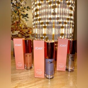 JOAH Top It Off Plumping Lip Oil Set of 3  - Bellini, Bubbly, Prosecco - Bundle